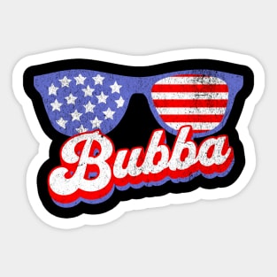 Proud American Patriot Bubba | Classic Red White Blue Spirit Sticker